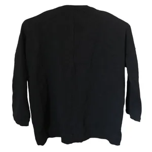 C Madewell Black & White Raglán Wool Tweed Woman Shirt Blouse Size Small thumbnail 7