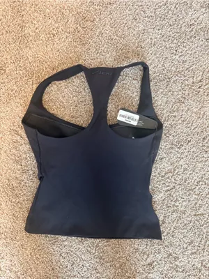 Nike x SkimS Matte Women's Racerback Tank Top size xs obsidian NWT thumbnail 8