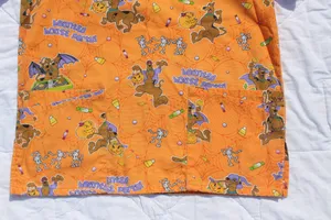 Scooby Doo Scrub Top Halloween Orange Small S thumbnail 2