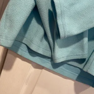 L.L. Bean Size S Aqua Blue Mock Beck Long Sleeve Quarter Zip Pullover Fleece Top thumbnail 5