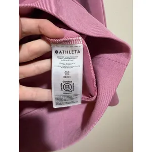 Athleta Size XXS Seasoft Scoop-Neck Sweatshirt Antique Rose Pink thumbnail 10