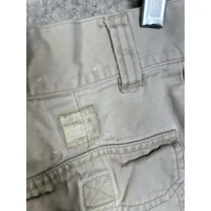 Vintage Abercrombie & Fitch Size 4‎ Cotton Womens Shorts High Waist Beige Mini thumbnail 15