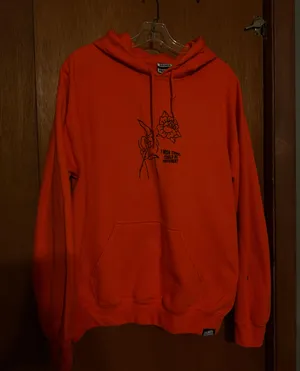 Hoodie Orange Size M thumbnail 1