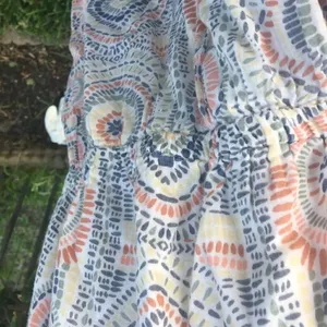 ripcurl Boho Cotton Graphic Aztec Sundress Size Small thumbnail 5