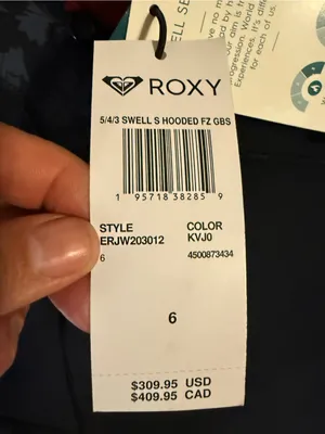 NEW Roxy Women's Long Sleeve Wetsuit Hooded Full Body 5/4/3 Black swell series 6 thumbnail 4