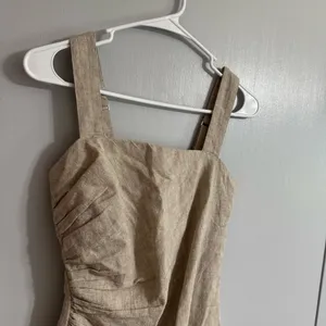 Abercrombie & Fitch Beige Mini Dress with Square Neckline Size XS thumbnail 8