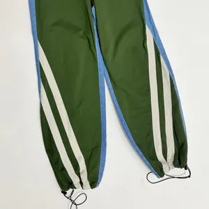 AUSTIN LANDING Sporty Jogger Jeans Green Stripes‎ Denim Back Size 5 Juniors thumbnail 4
