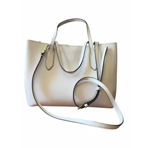 Kate Spade Harper Satchel Parchment Pebbled Leather Crossbody Tote Shoulder Bag thumbnail 4