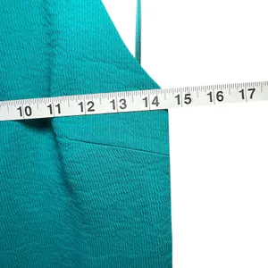 C/MEO Collective Star Lesson Dress Womens S Green Asymmetric Halter Textured‎ thumbnail 8