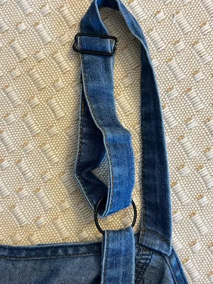 Denim corset maxi dress Blue Size L thumbnail 6