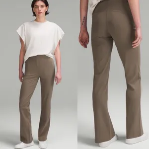 Lululemon 0 Smooth Fit Pull‎ On Flare Nomad Minimal Outdoor Athletic Taupe thumbnail 2