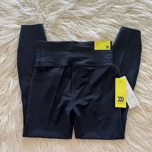 All In Motion Effortless Support Leggings Black Size Large thumbnail 4