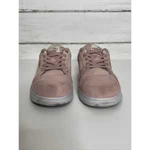 Puma Safety Toe Iconic Suede Low Top Pink Work Shoes Size 7.5 thumbnail 3