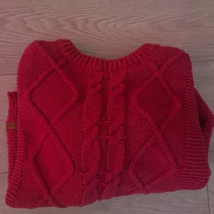 Simply Southern Hot Pink Cable Knit Sweater thumbnail 2