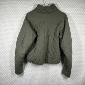 Lululemon Olive‎ Green Quilted Calm Jacket thumbnail 7