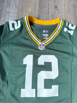Nike On Field Green Bay Packers Aaron Rodgers 12 Jersey Green Women’s Size M thumbnail 4