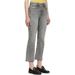 Rag & Bone Nina High-Rise Ankle‎ Flare Jeans in Broderick Size 25 thumbnail 2