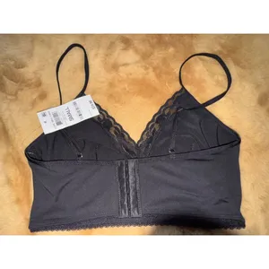 INC‎ International Concepts Women's Lace-Trim Bralette, Black, Size S, NWT thumbnail 3