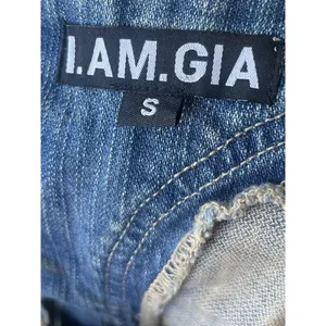 I.AM.GIA Farah Corset Top Neutral Tan Strapless Baddie Club Edgy Denim Size S thumbnail 3