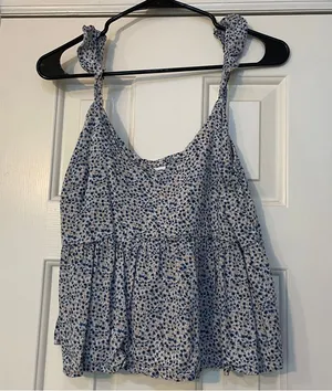 Old navy peplum top thumbnail 1