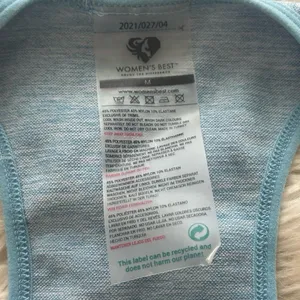 Women’s Best Move Seamless Sports Bra Blue Marl Size Medium thumbnail 10