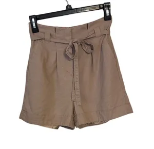 Express Dressy Brown Women's‎ Shorts thumbnail 1