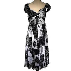 Signature Sangria Midi Floral Dress 10 Romantic Old Hollywood Retro Rockabilly thumbnail 2