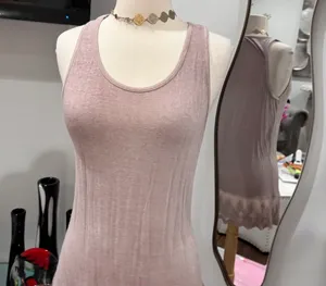 New Collection Made in Italy Mauve Mohair Blend Layered Tunic Sweater Set thumbnail 7