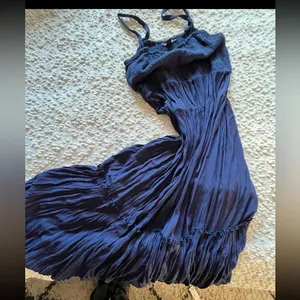 Roamans medium violet blue prom dress ball gown women’s dresses designer size M thumbnail 2