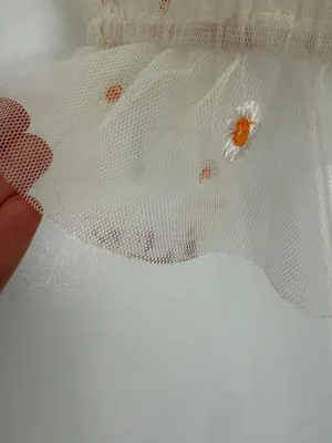 floral mesh top Tan thumbnail 5