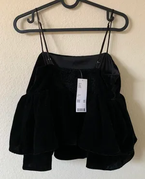 Urban Outfitters Velvet Top thumbnail 4