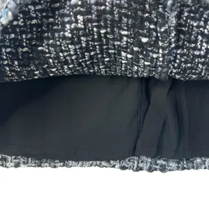 Tobi Strapless‎ Mini Dress M Black Grey Tweed Bodycon Fitted Chic Night Out thumbnail 8