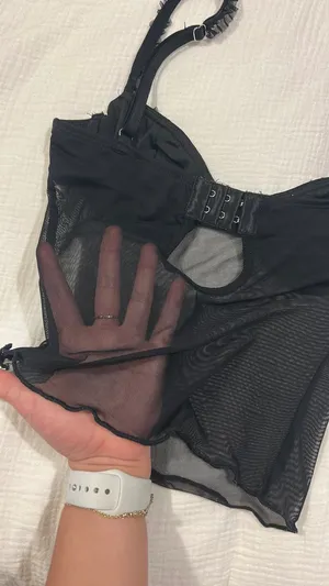 Sheer Going Out Edikted Top thumbnail 5