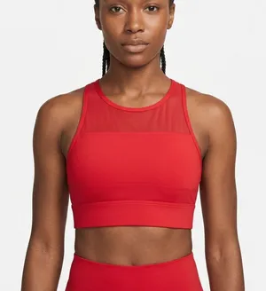 Zyia Active High Neck Mesh Racerback Sports Bra Red One More Rep Size M thumbnail 1