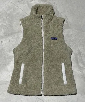 Patagonia Women's Los Gatos Fleece Vest Brown Size Small Fuzzy Full Zip thumbnail 1