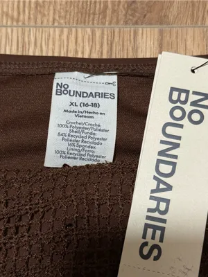 No Boundaries Brown Crochet Bikini Bottom‎ thumbnail 10