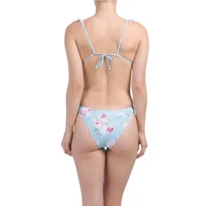 NEW One Piece Swimsuit Cikada Blue Bouquet Rose size 6 thumbnail 3