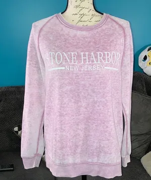 🎉4 for $20 Stone Harbor New Jersey Crewneck Sweatshirt, Small thumbnail 1