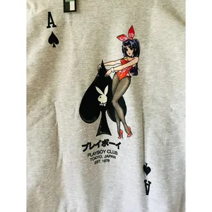 Playboy Sz L Pullover Ace of Club Crewneck‎ Sweatshirt Limited Edition Japanese thumbnail 7