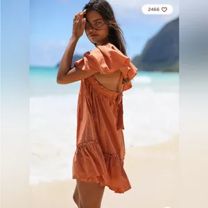 Free People Imogene Dress Terra Ruffle Babydoll Dress XS thumbnail 6