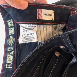 Dickies Women's Navy Blue Straight Leg Denim Jeans Size 6 Long Workwear thumbnail 7