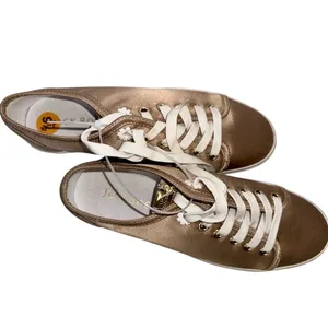 NEW without box JACK‎ ROGERS Metallic shoes with Floral Trim Women's 9.5 thumbnail 6