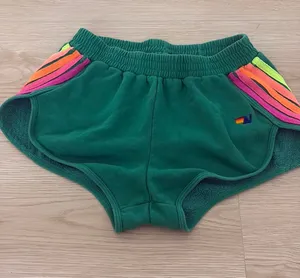 Aviator Nation green stripe shorts thumbnail 1