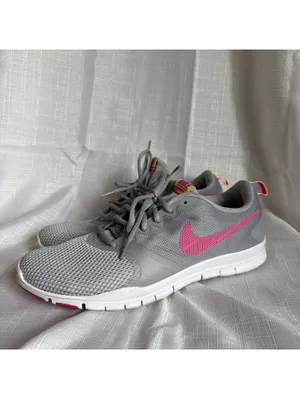 Nike Flex Essential TR Womens Size 10 Grey Pink Training Shoes 924344-008 thumbnail 2