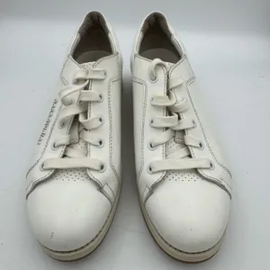 Acne Studios White Leather Platform Sneakers Women EU 37 US 7 Designer Shoes thumbnail 3