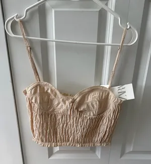 NWT Zara Mermaidcore Corset style top thumbnail 1