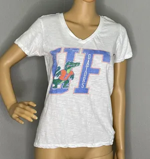 Royce Apparel UF Gators White Lightweight Tshirt Size Large thumbnail 1