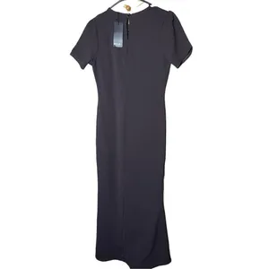Nasty Gal The Come A‎ long Way Dark Brown Bodycon Midi Dress Size 8 NWT thumbnail 6