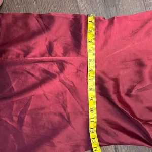 Burgundy one shoulder formal maxi dress thumbnail 5