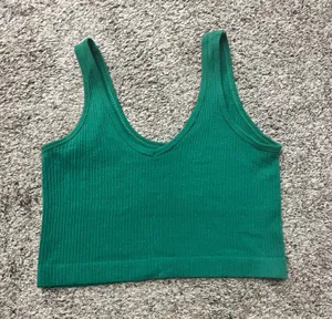 Urban Outfitters Ribbed Green tank top thumbnail 1